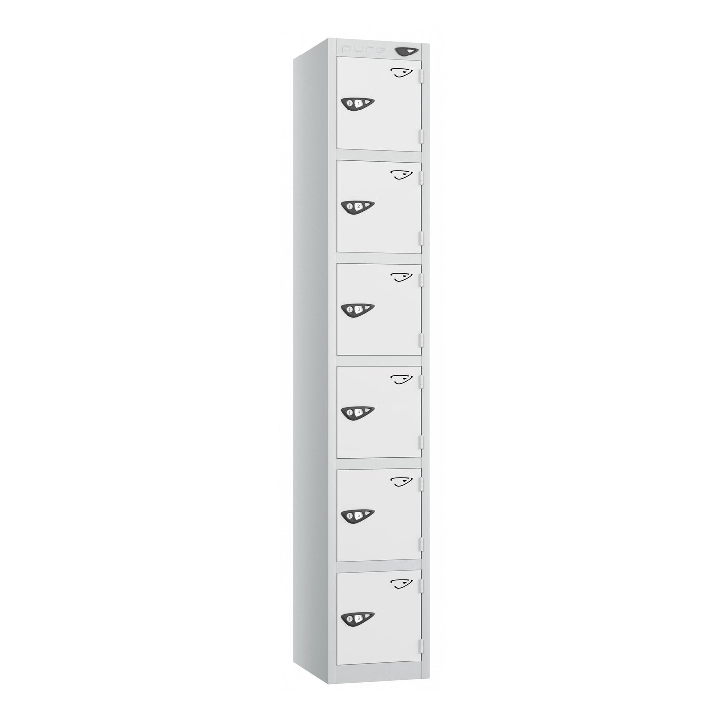 Pure Prime 6 Door Locker H1800xW300xD450mm
