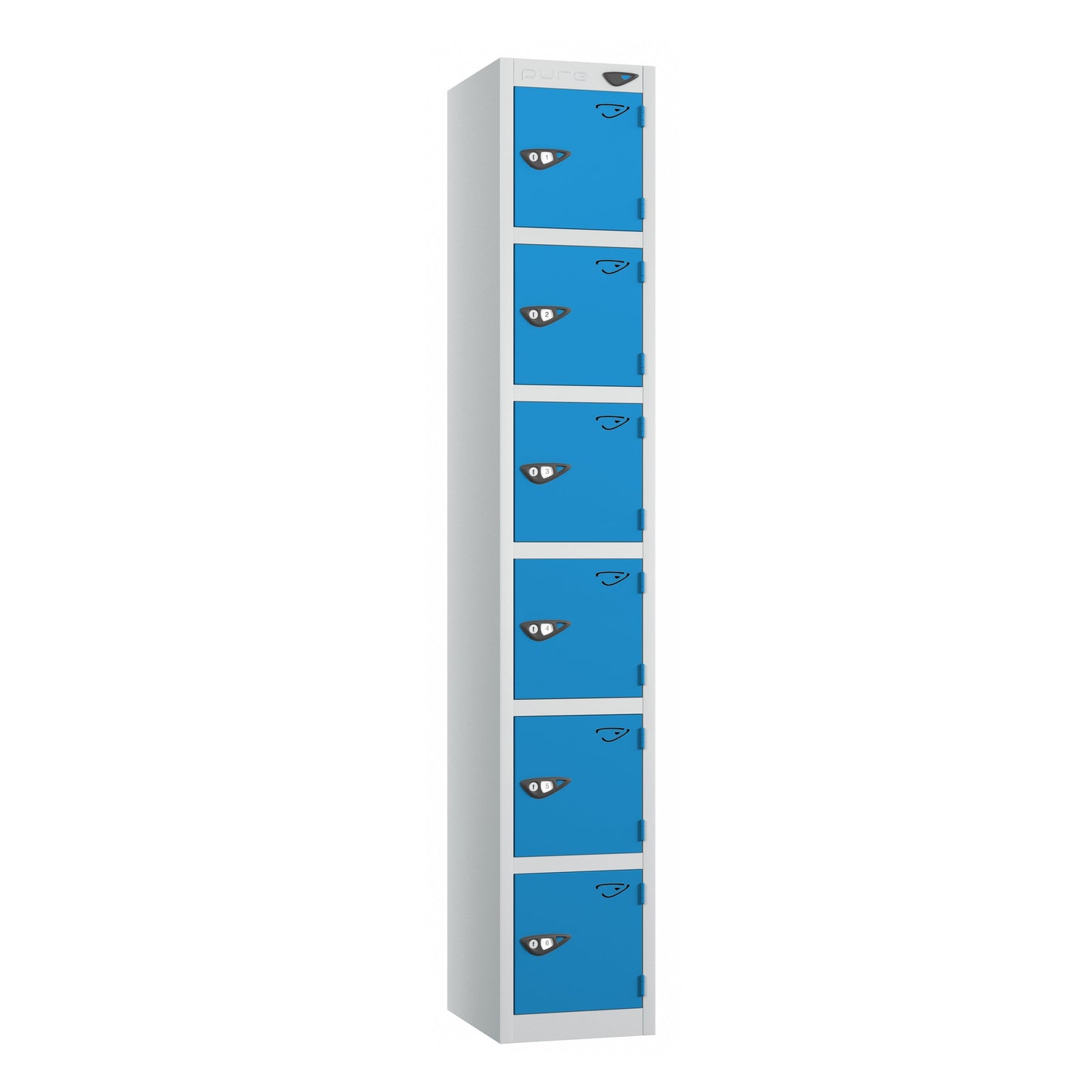 Pure Prime 6 Door Locker H1800xW300xD450mm