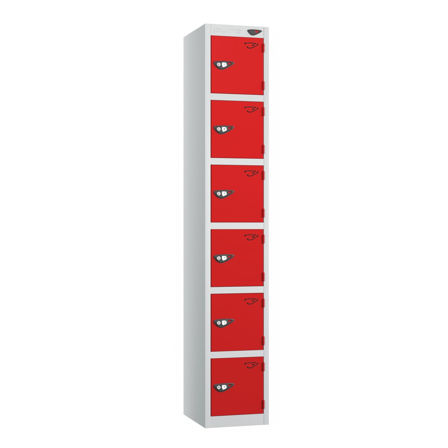 Pure Prime 6 Door Locker H1800xW300xD450mm