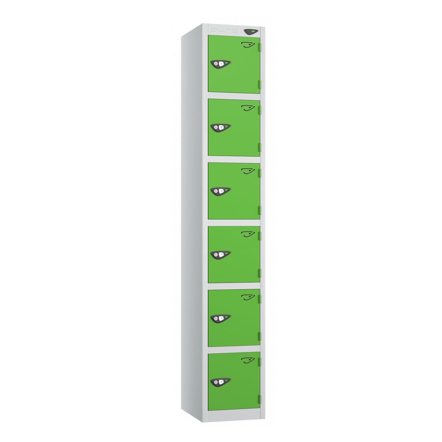 Pure Prime 6 Door Locker H1800xW380xD450mm