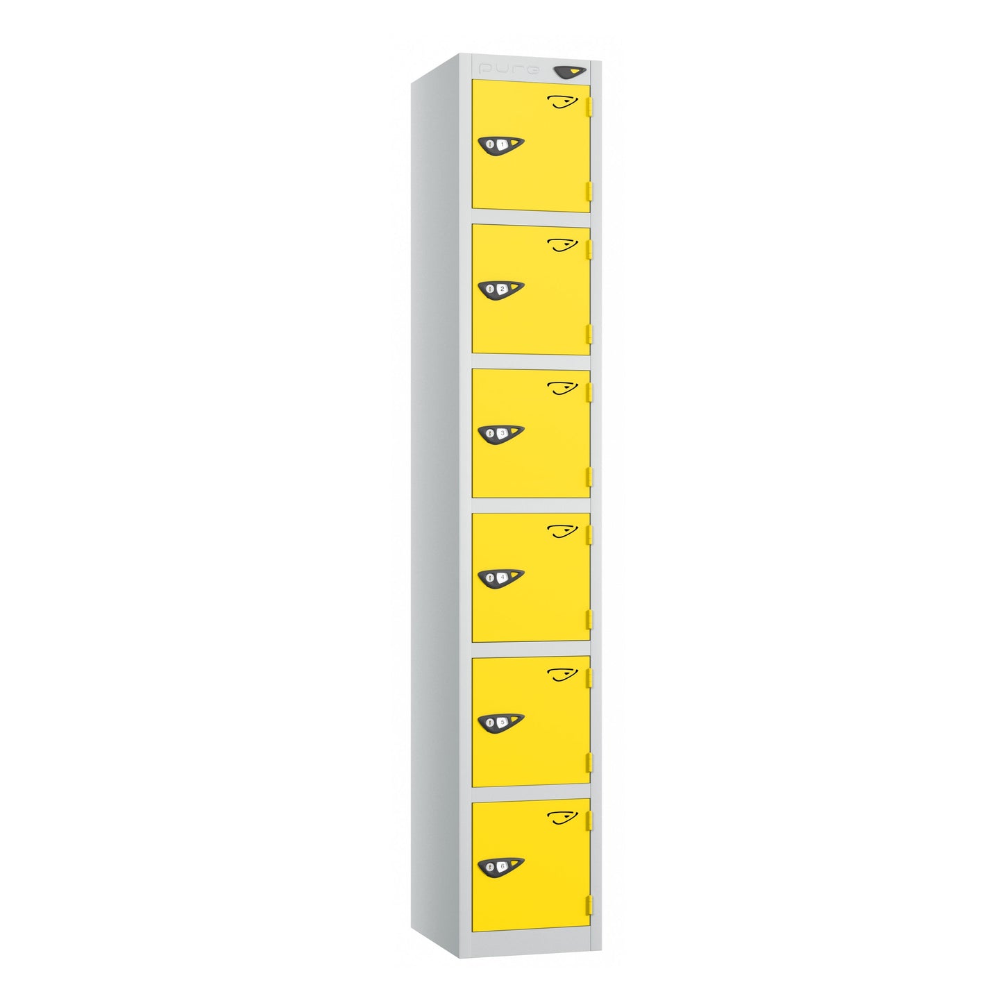 Pure Prime 6 Door Locker H1800xW300xD450mm