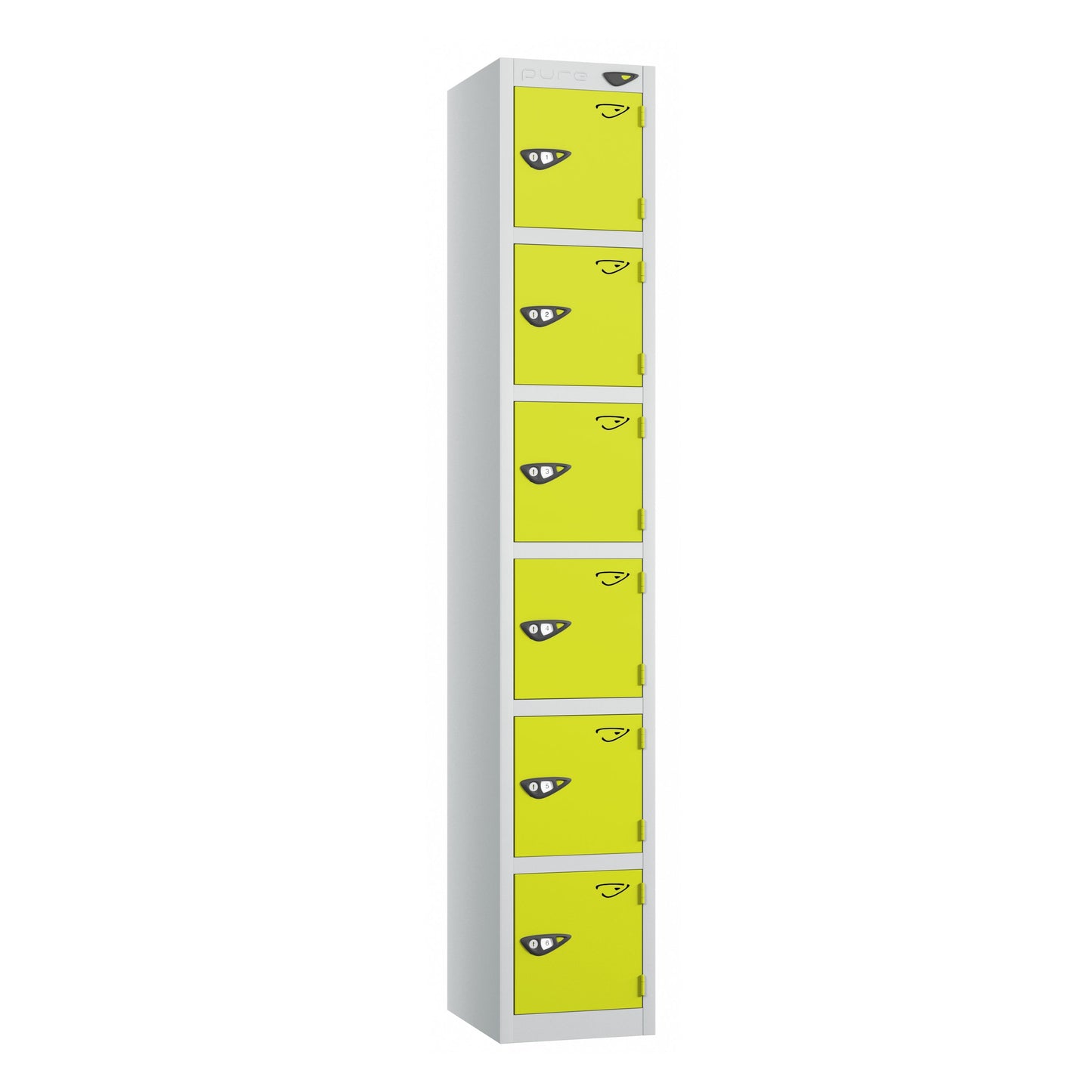 Pure Prime 6 Door Locker H1800xW300xD450mm