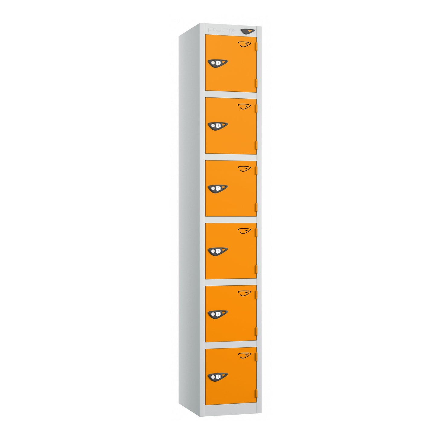 Pure Prime 6 Door Locker H1800xW380xD450mm