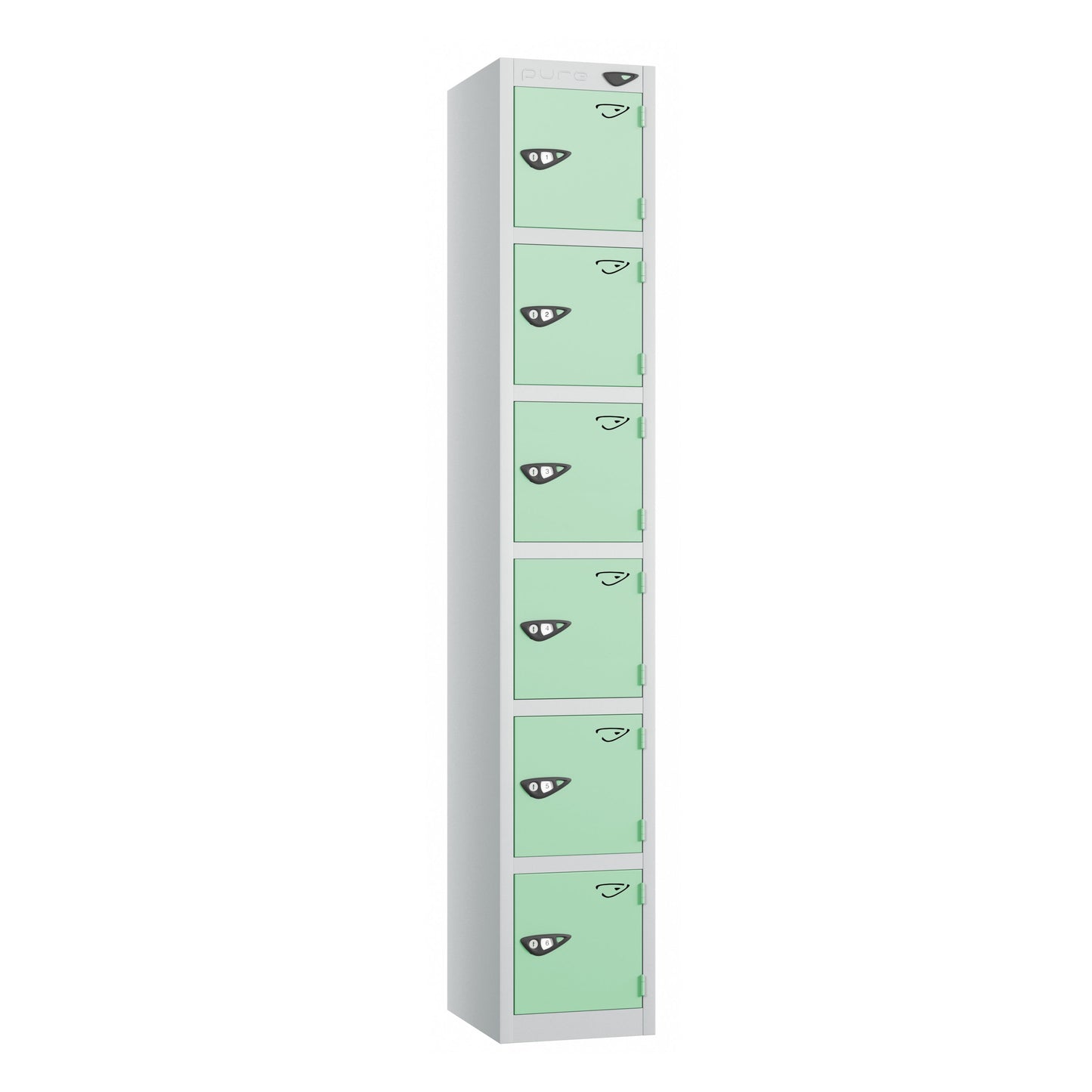 Pure Prime 6 Door Locker H1800xW380xD450mm