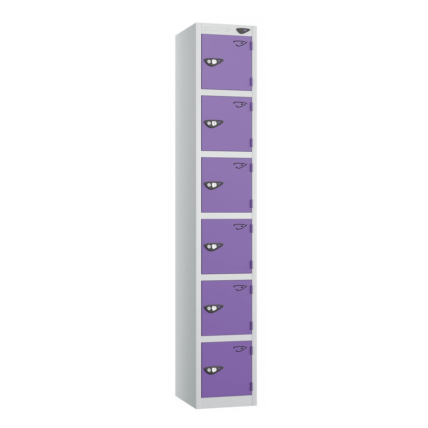 Pure Prime 6 Door Locker H1800xW380xD450mm