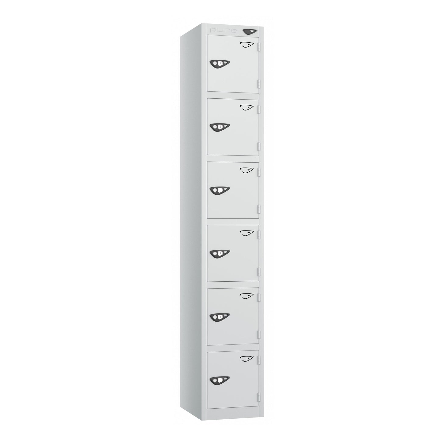 Pure Prime 6 Door Locker H1800xW300xD450mm