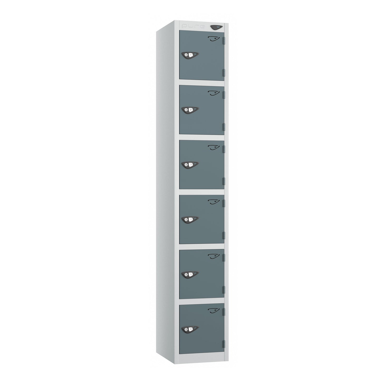 Pure Prime 6 Door Locker H1800xW300xD450mm