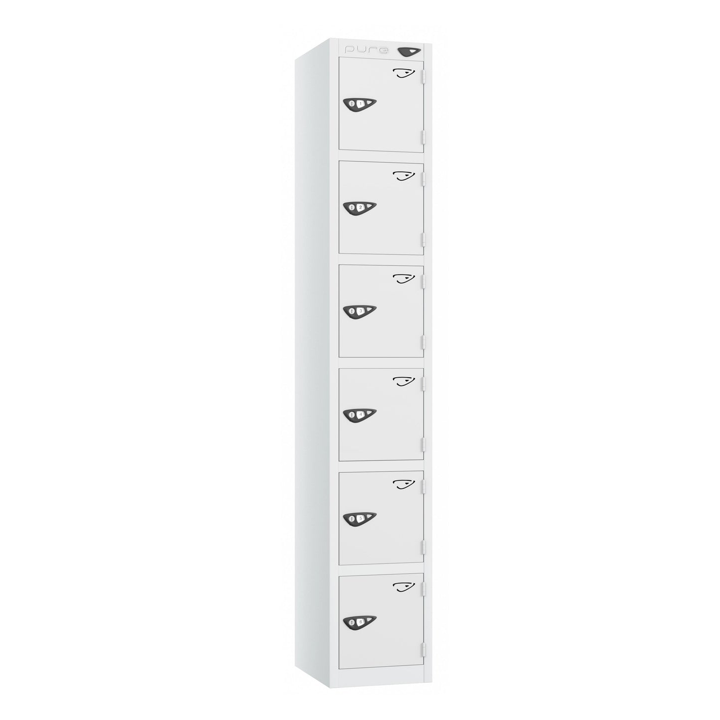 Pure Prime 6 Door Locker H1800xW380xD450mm