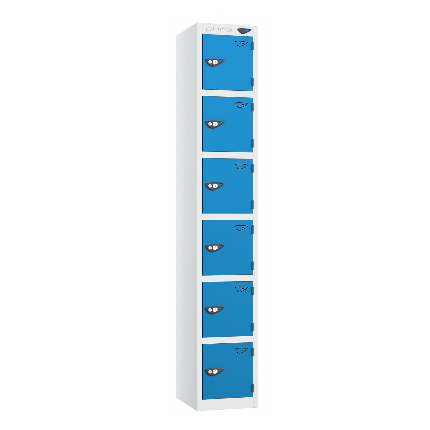 Pure Prime 6 Door Locker H1800xW300xD450mm
