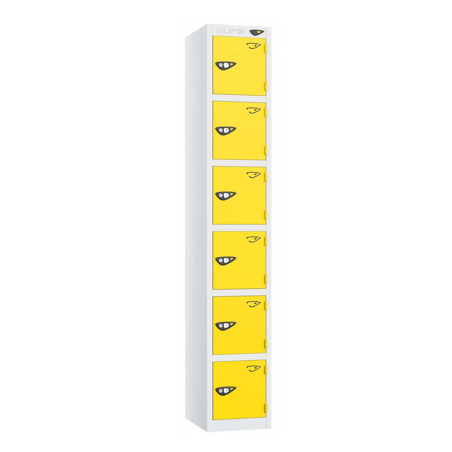 Pure Prime 6 Door Locker H1800xW300xD380mm