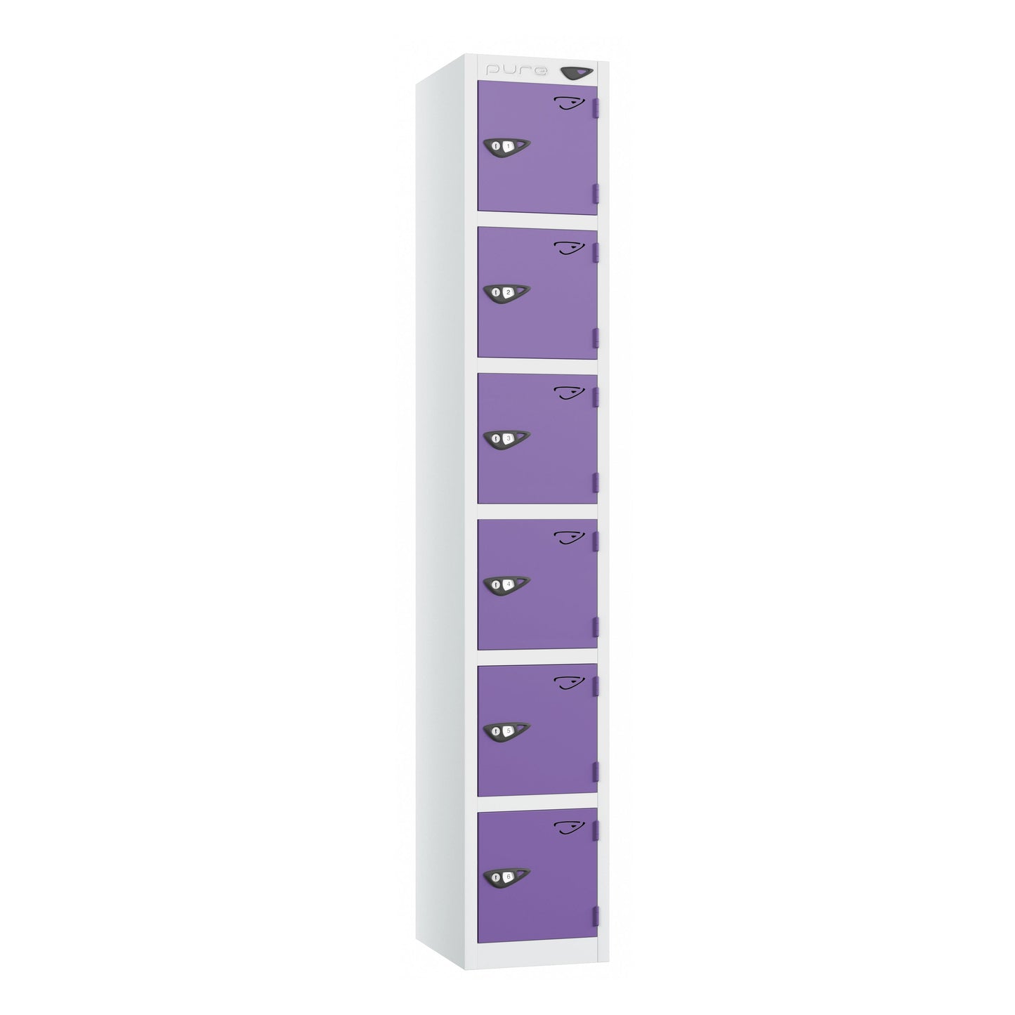 Pure Prime 6 Door Locker H1800xW300xD450mm