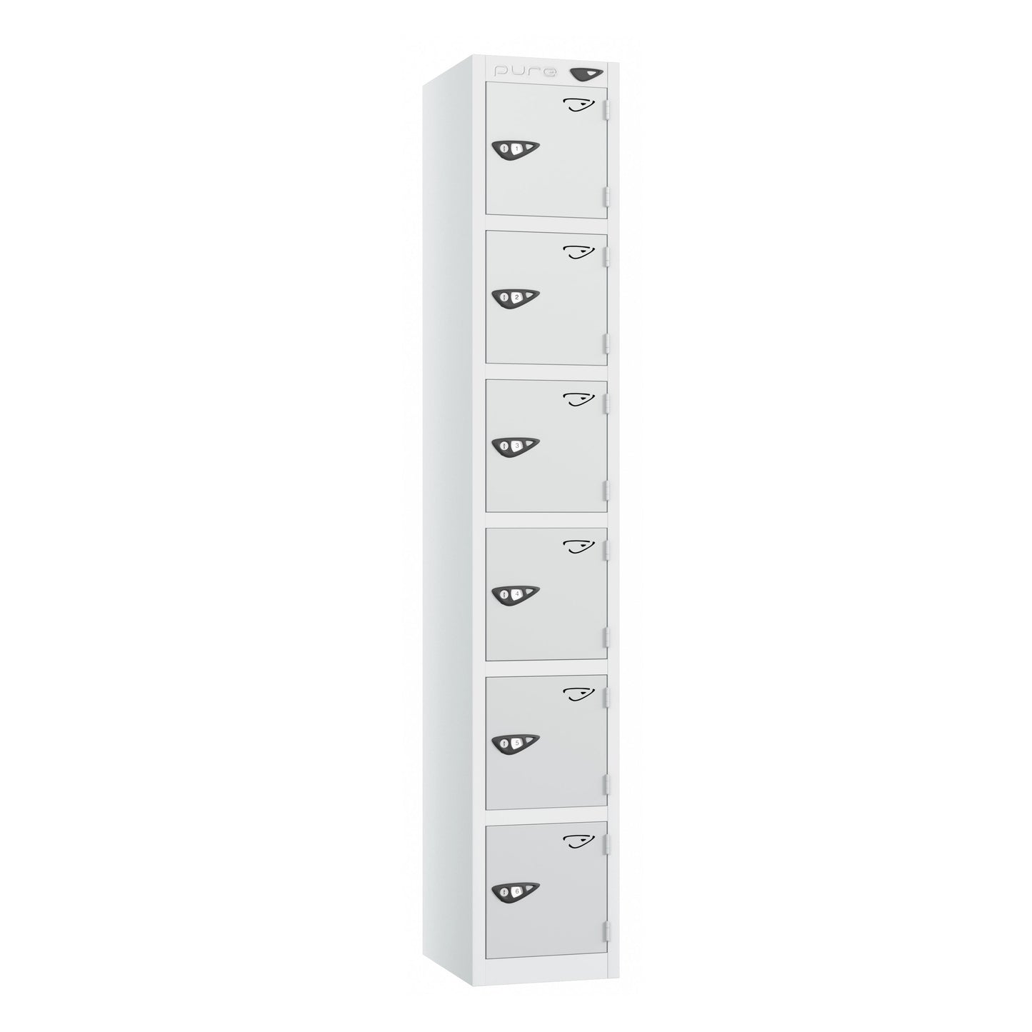 Pure Prime 6 Door Locker H1800xW300xD380mm