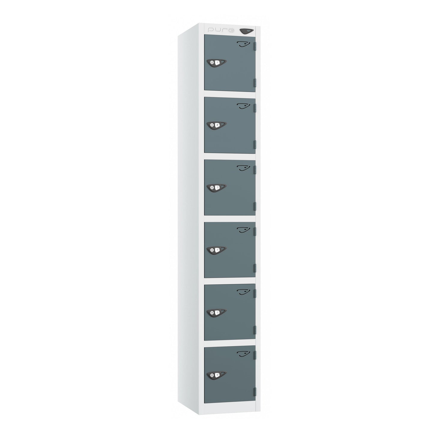 Pure Prime 6 Door Locker H1800xW300xD380mm