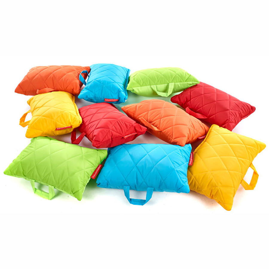 Quilted Rectangular Outdoor Cushions (Set Of 10) Churchfield 