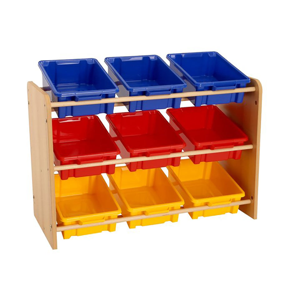 Rs Classroom Tidy With 9 Clear Or Coloured Plastic Trays 139419.2 98250 2