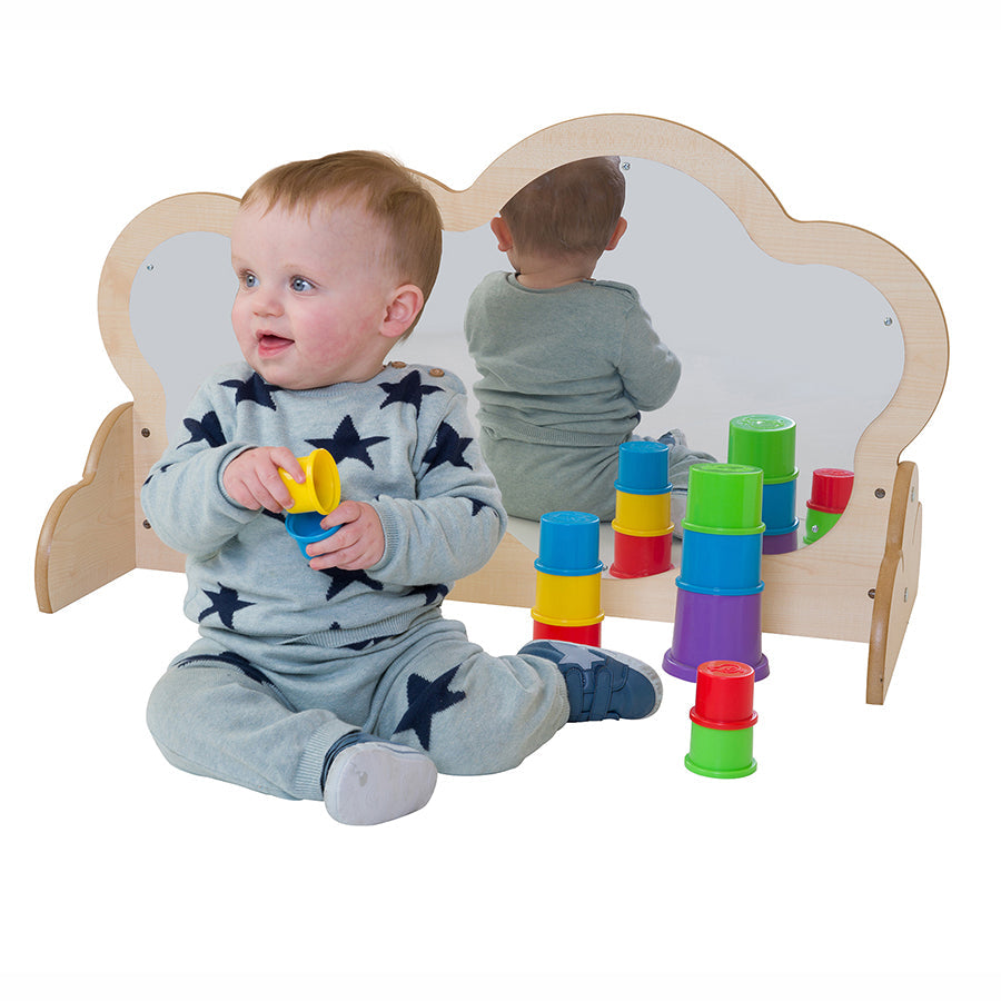 Cloud Crawl Up Mirror