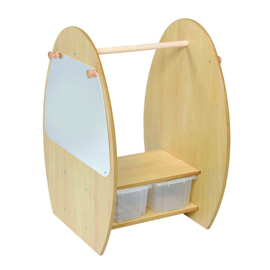 Mini Dress Up Trolley with Clear Trays