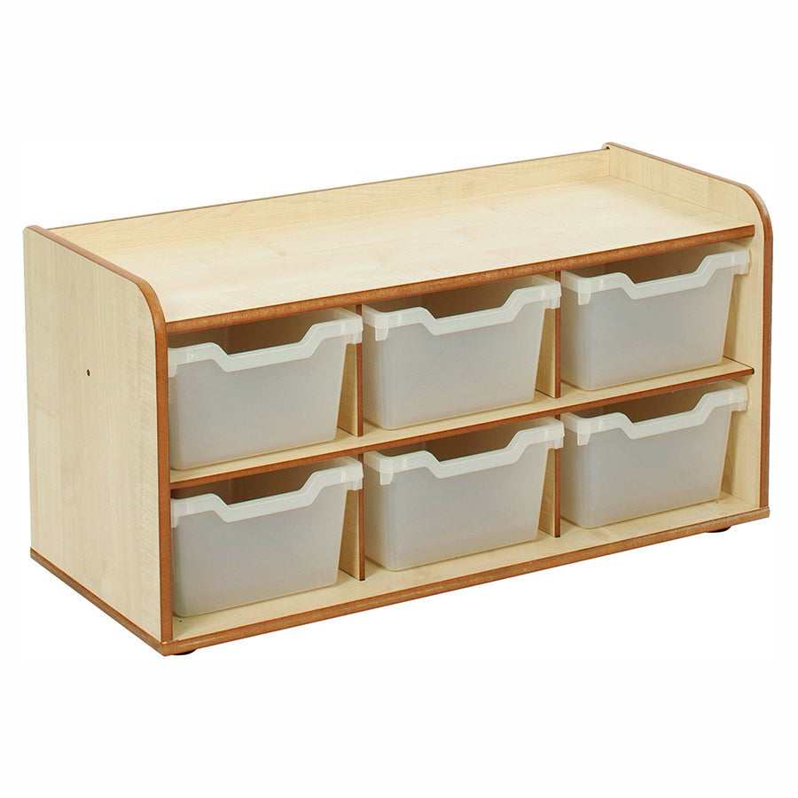 3 x 2 Tray Unit with Clear Trays