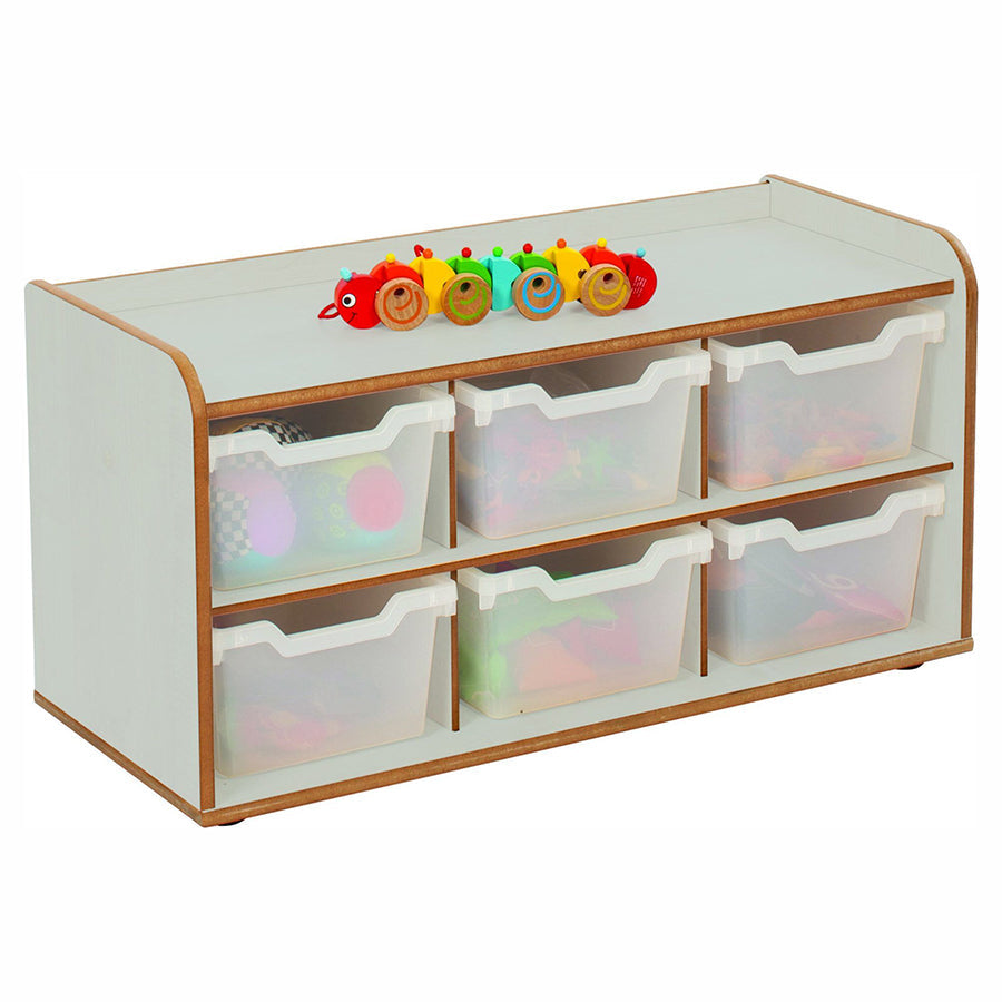 3 x 2 Tray Unit with Clear Trays