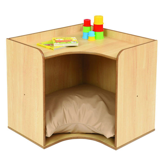 Corner Unit with Tan Cushion