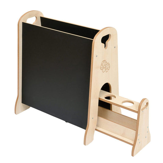 Low Easel With Storage Trolley