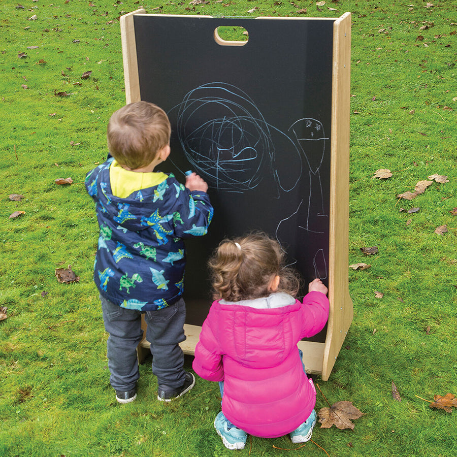 Outdoor Easel Blackboard/Perspex