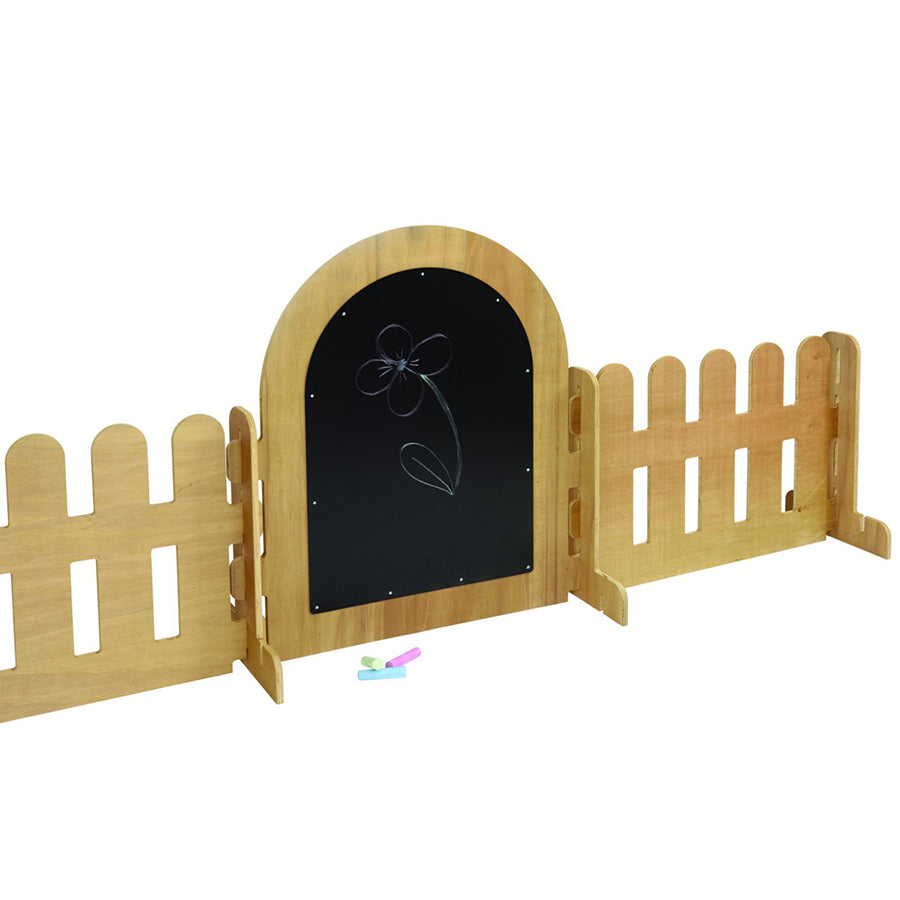 Outdoor Blackboard & Mirror Fence Set