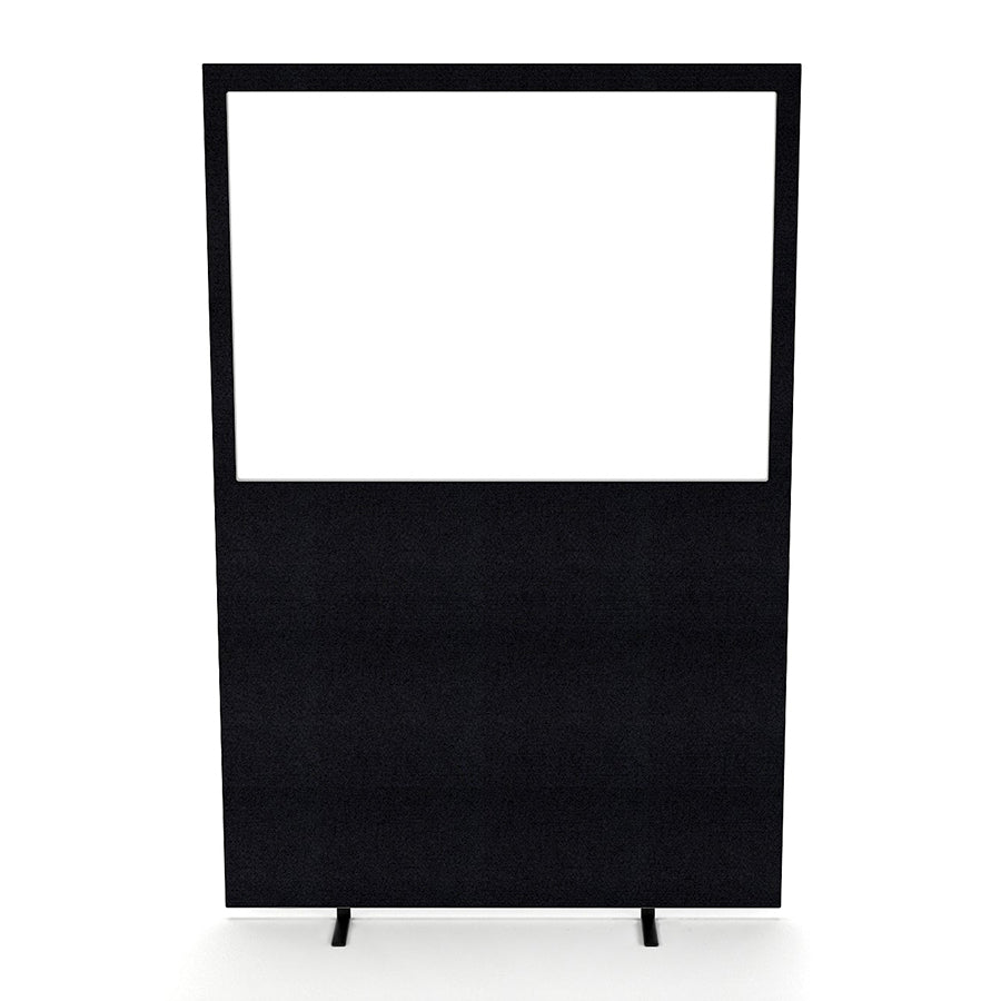 Impulse Plus Clear Half Vision Floor Free Standing Screen (H1500mm)