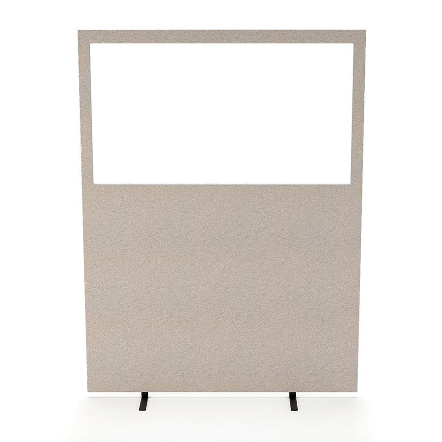 Impulse Plus Clear Half Vision Floor Free Standing Screen (H1800mm)
