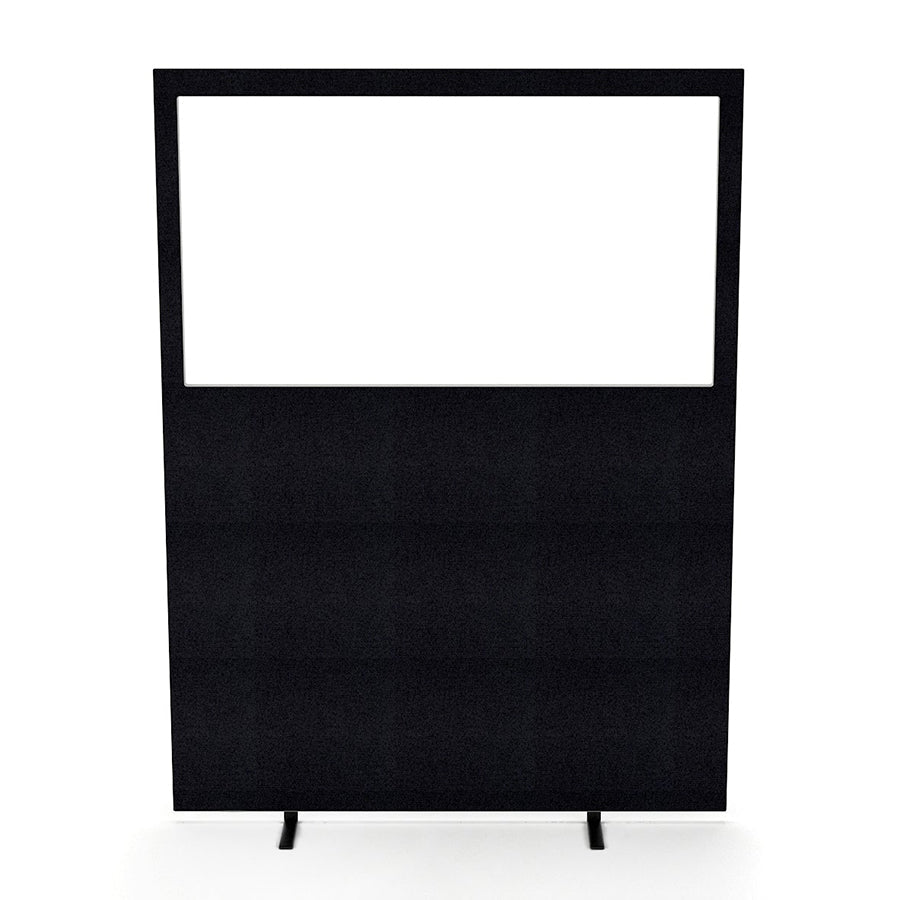 Impulse Plus Clear Half Vision Floor Free Standing Screen (H1500mm)