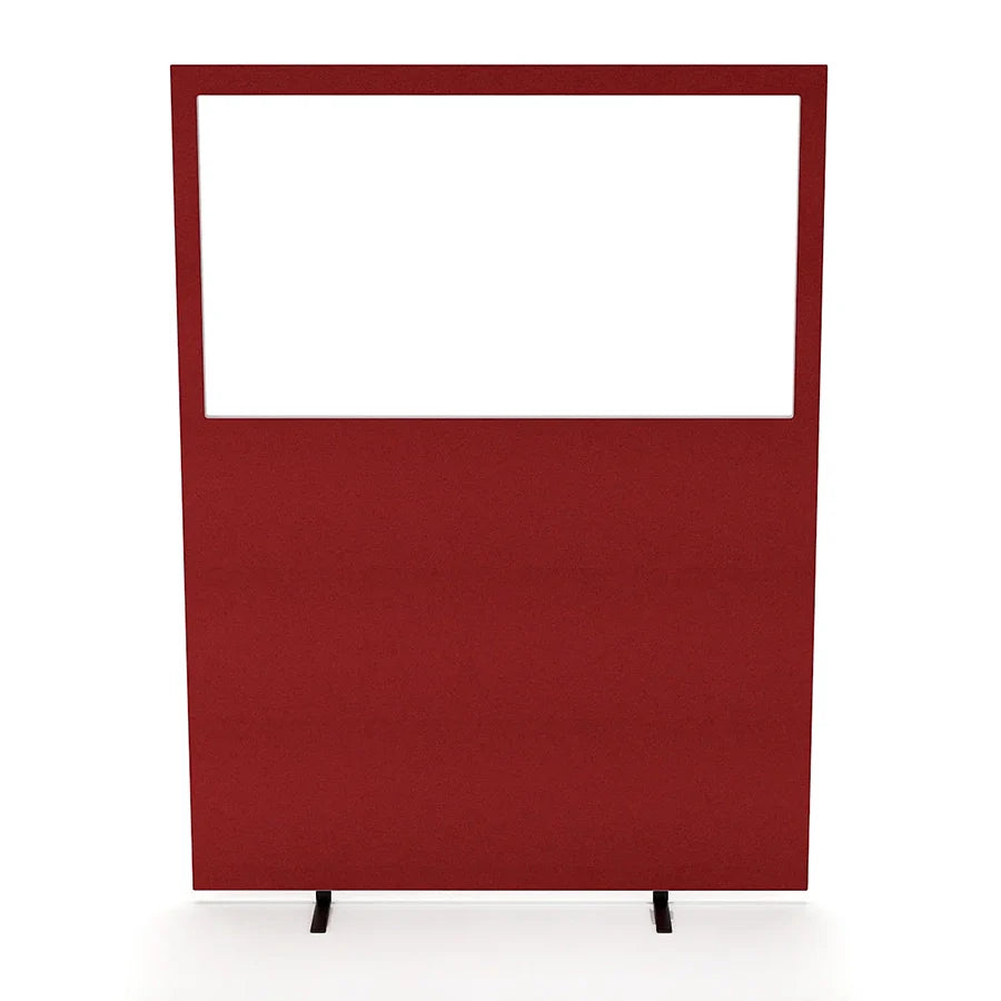 Impulse Plus Clear Half Vision Floor Free Standing Screen (H1800mm)
