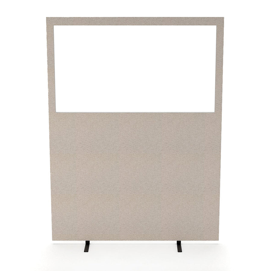 Impulse Plus Clear Half Vision Floor Free Standing Screen (H1500mm)