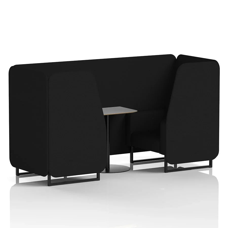 Brixworth Booth in Single Tone - 2 Seater with Grey Table