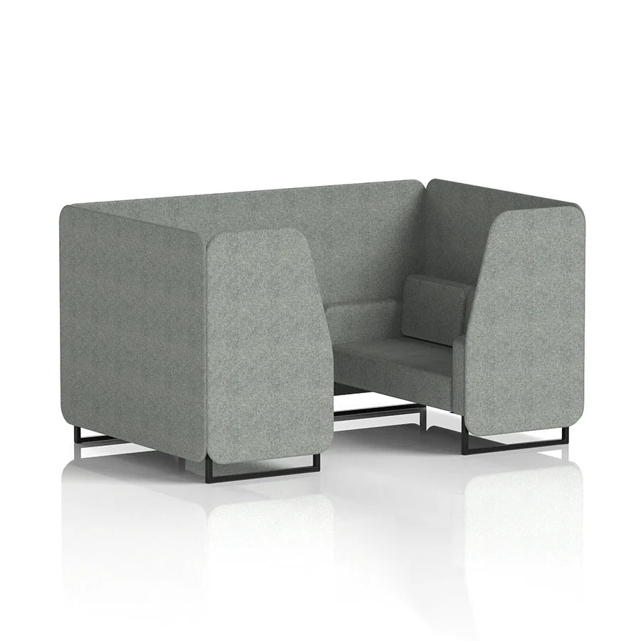 Brixworth Booth in Single Tone - 4 Seater