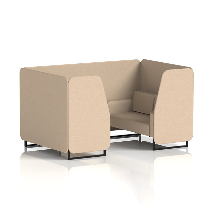 Brixworth Booth in Single Tone - 4 Seater