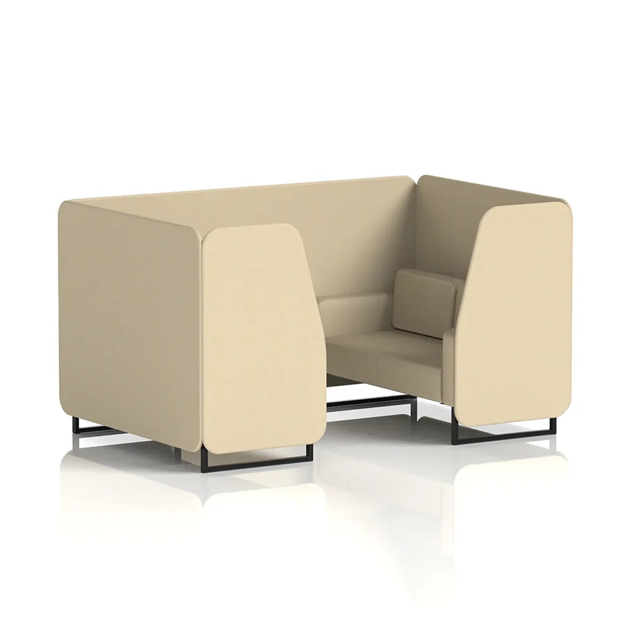 Brixworth Booth in Single Tone - 4 Seater