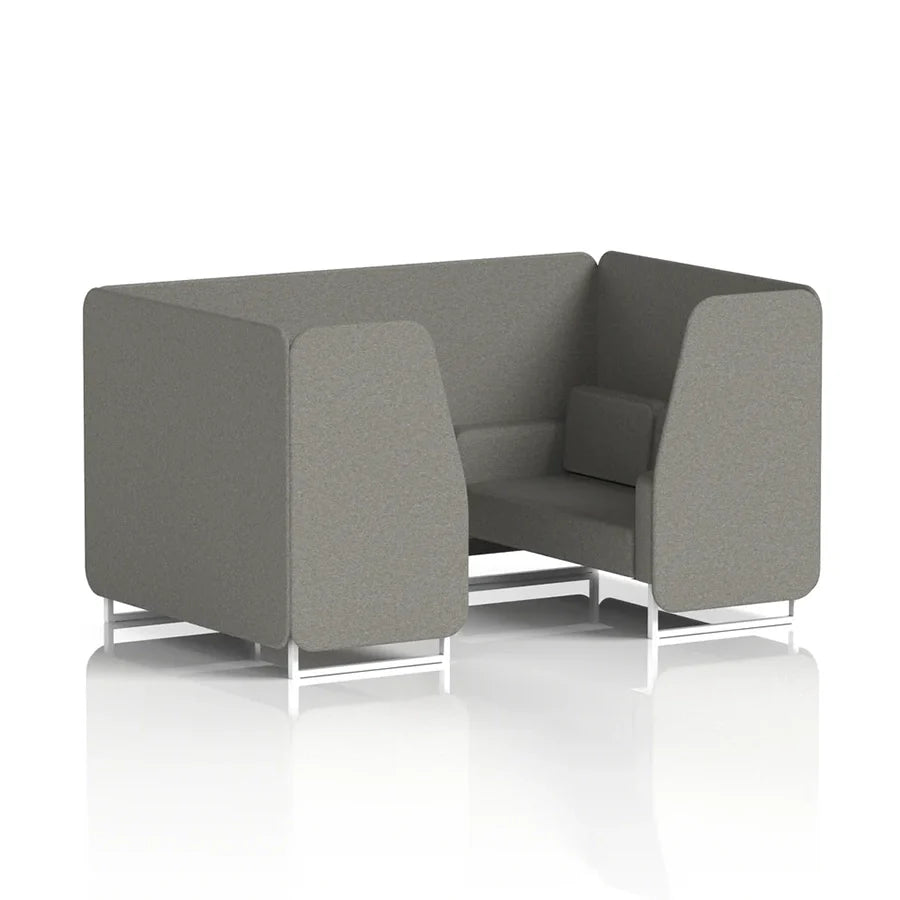 Brixworth Booth in Single Tone - 4 Seater