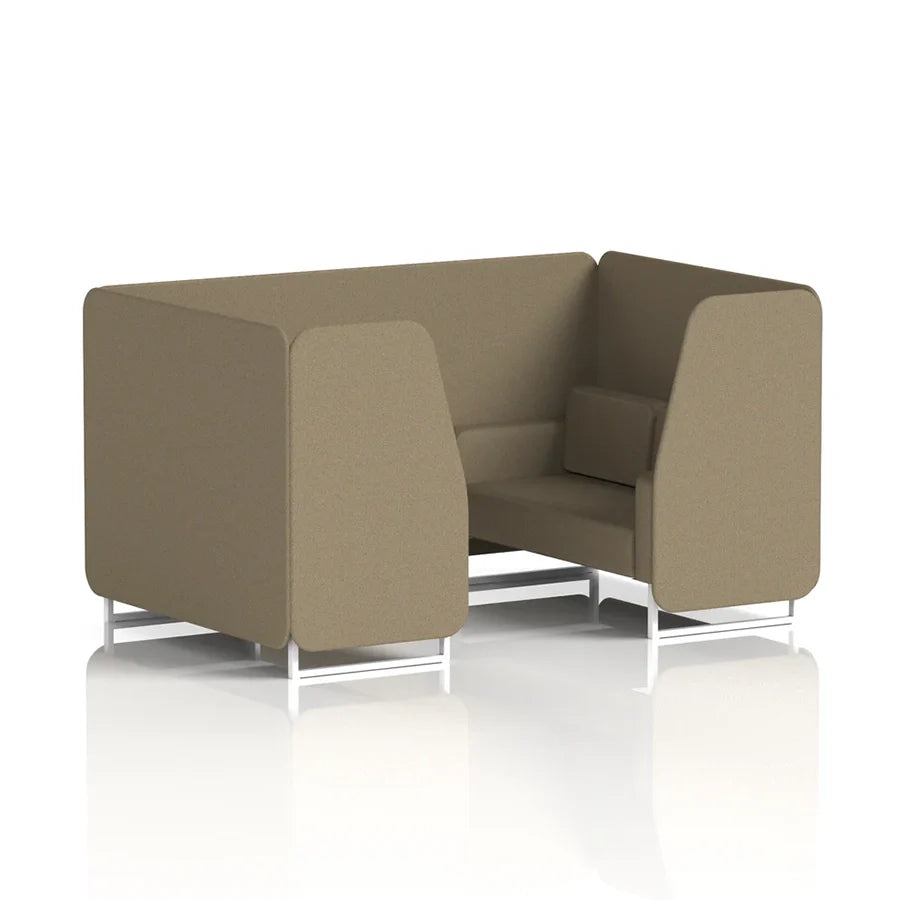 Brixworth Booth in Single Tone - 4 Seater