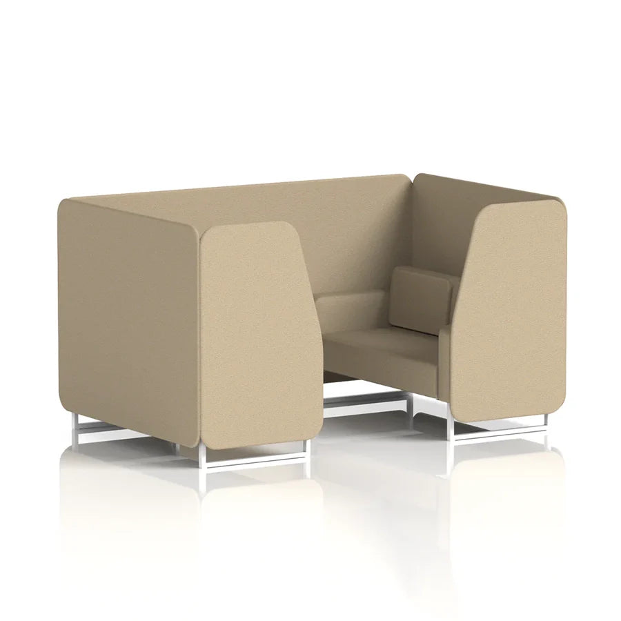 Brixworth Booth in Single Tone - 4 Seater