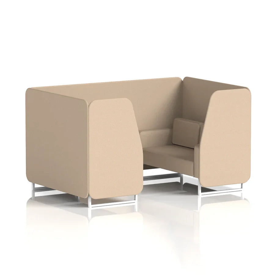 Brixworth Booth in Single Tone - 4 Seater