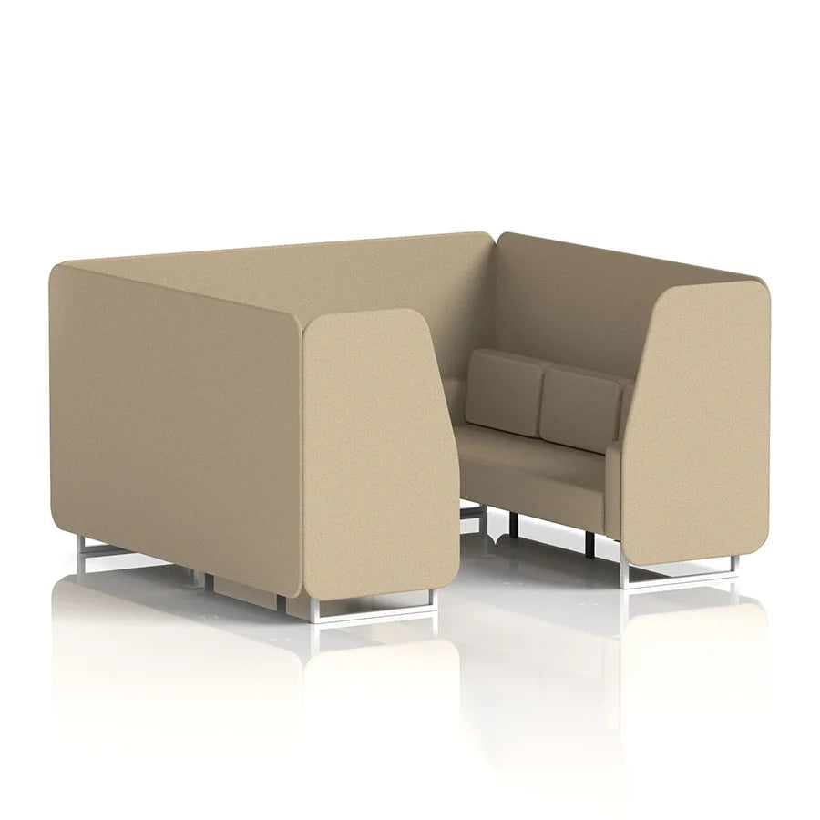 Brixworth Booth in Single Tone - 6 Seater