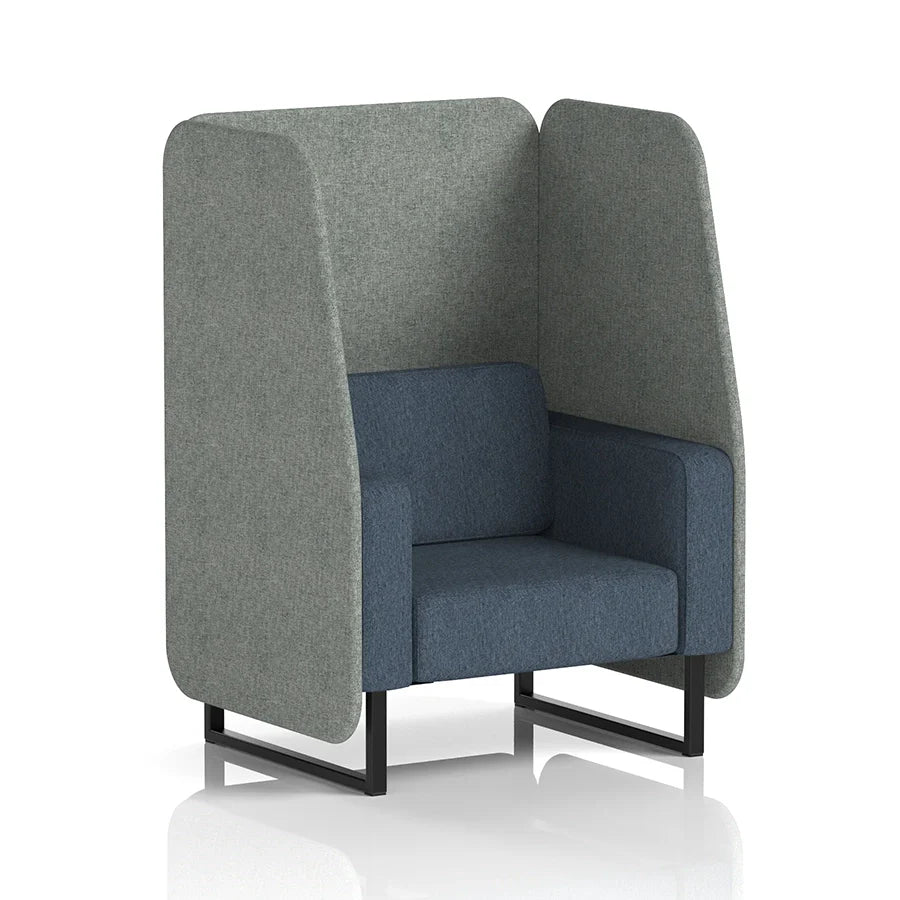 Brixworth Open Booth in Two Tone - 1 Seater