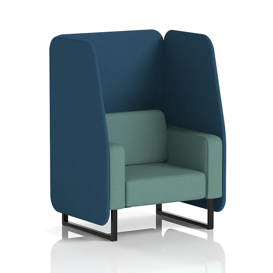 Brixworth Open Booth in Two Tone - 1 Seater