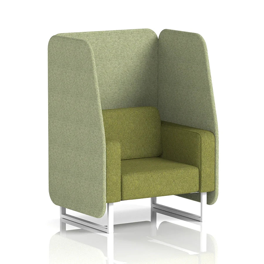 Brixworth Open Booth in Two Tone - 1 Seater