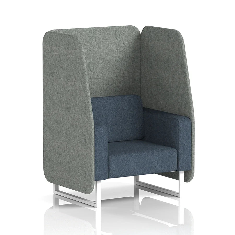 Brixworth Open Booth in Two Tone - 1 Seater