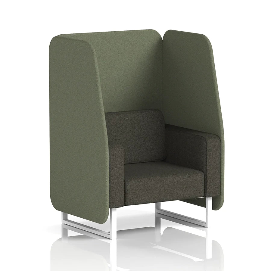 Brixworth Open Booth in Two Tone - 1 Seater