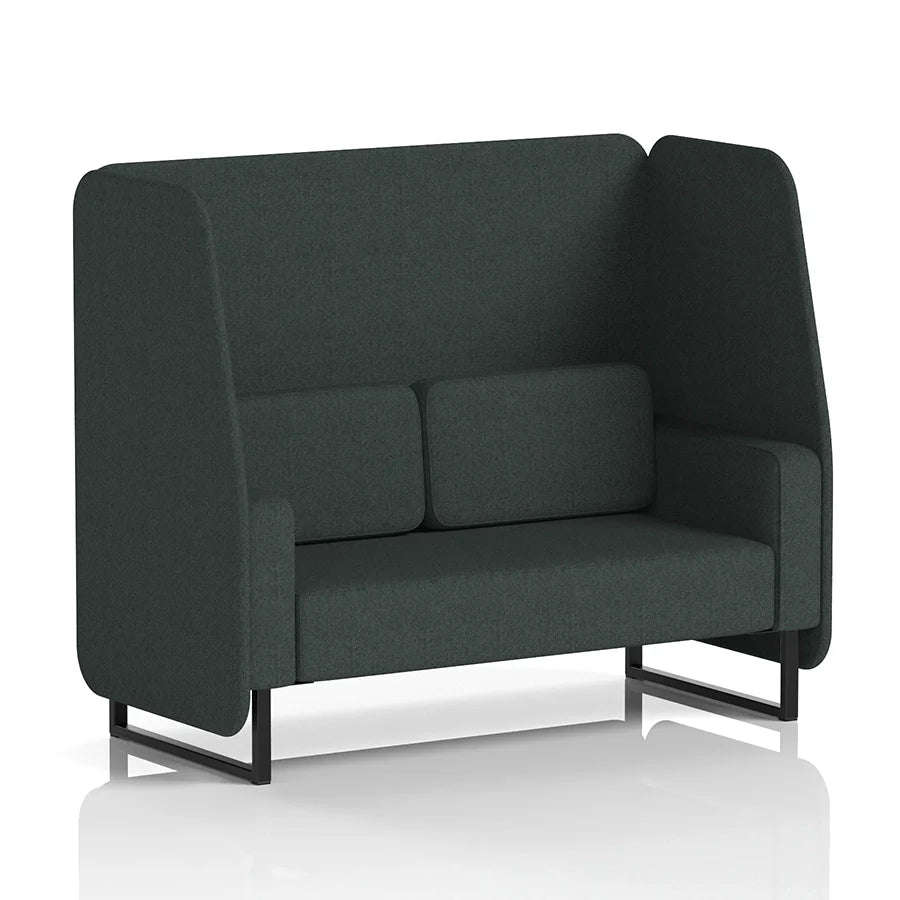 Brixworth Open Booth in Single Tone - 2 Seater