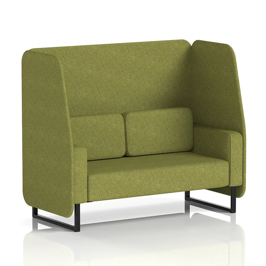 Brixworth Open Booth in Single Tone - 2 Seater