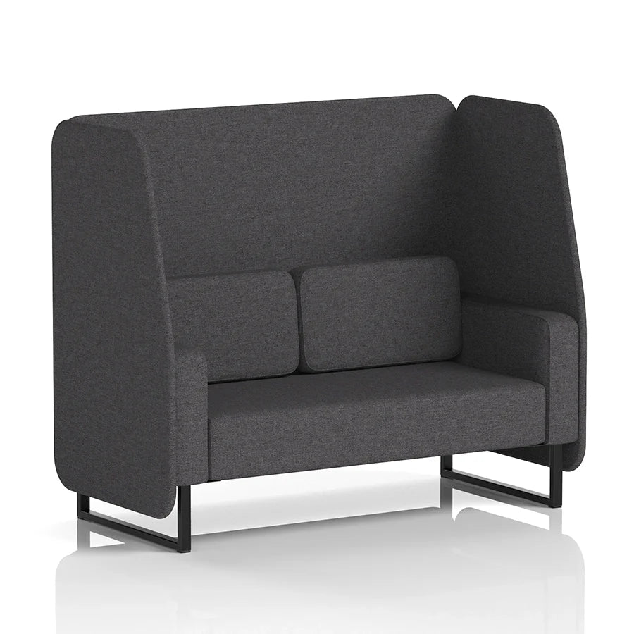 Brixworth Open Booth in Single Tone - 2 Seater