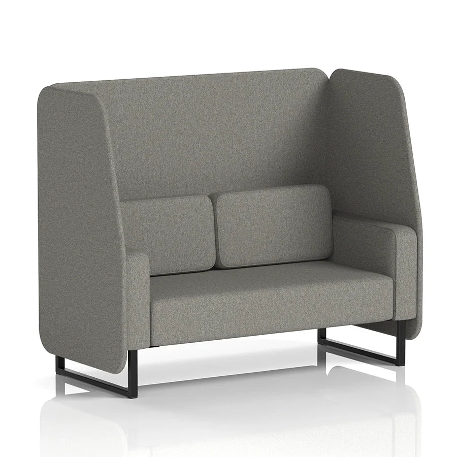 Brixworth Open Booth in Single Tone - 2 Seater